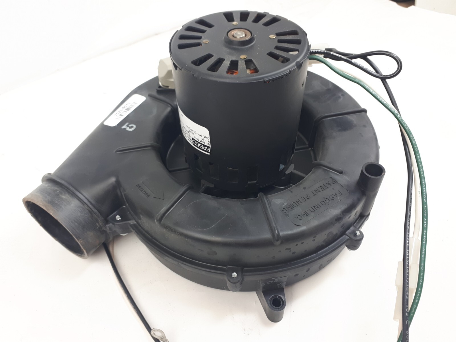 Trane Draft Inducer Blower 115V, 7021-9011, D330757P01 Fasco U21B, 70219011
