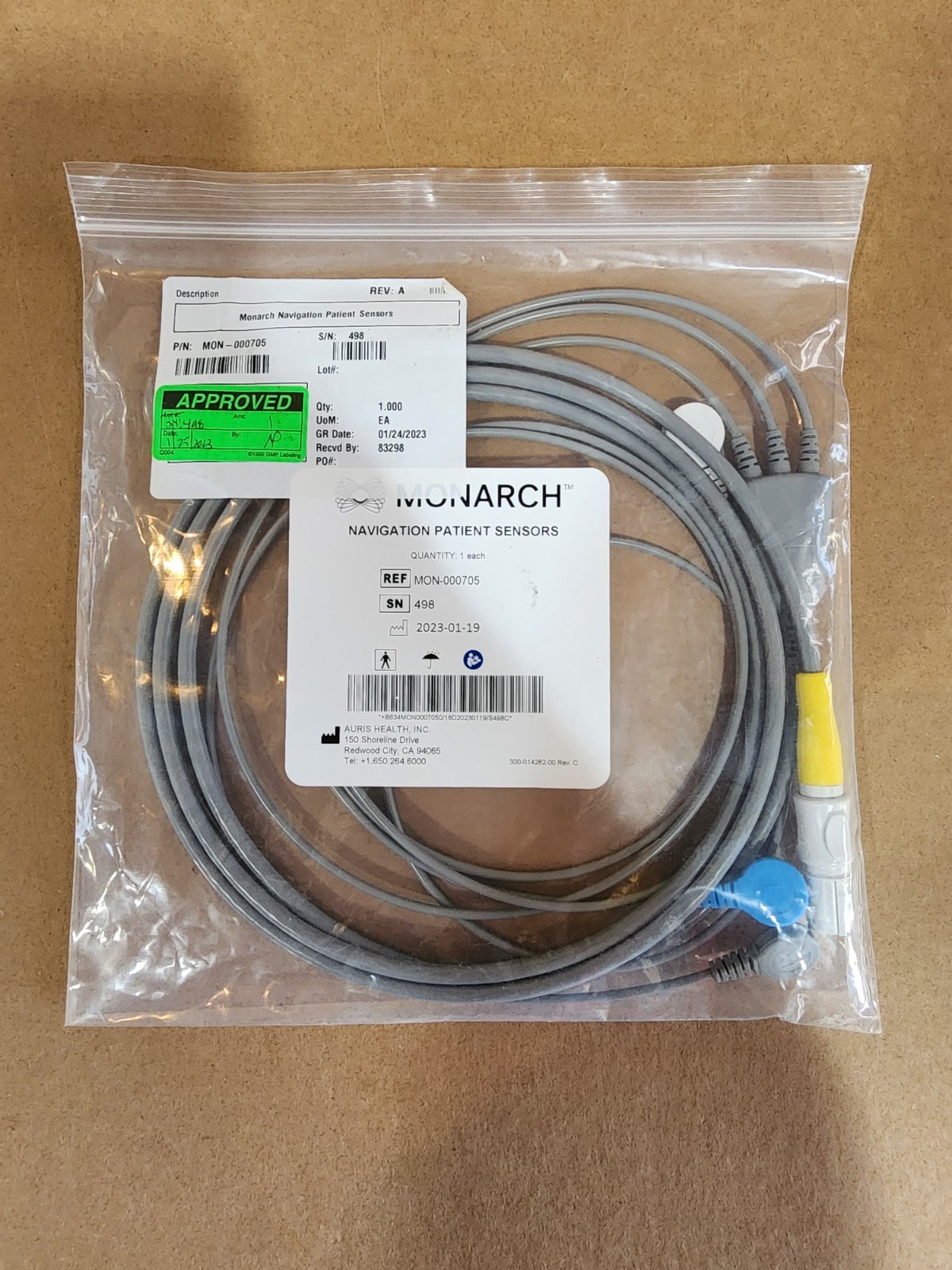 MONARCH Navigator Patient Sensors