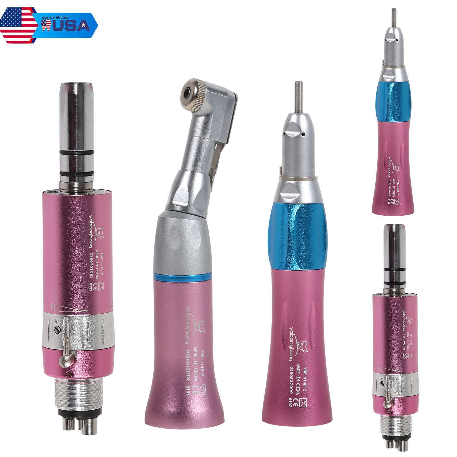 Estilo NSK Dental Latch Contra Angulo Baja Velocidad Pieza de Mano Handpiece PK