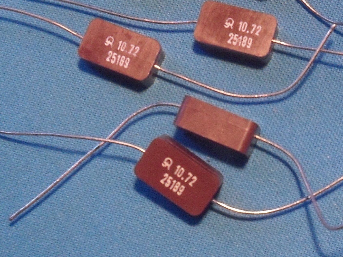 Mica Capacitor by R. Jahre Berlin, 450 pF / 500 V, 3 x Mica Capacitor,