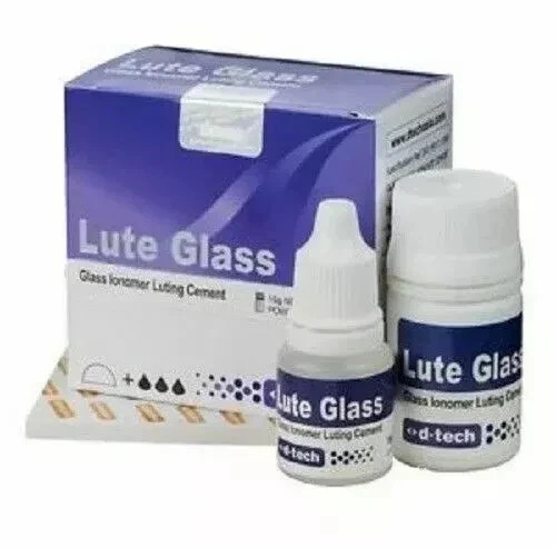 Permanent Dental Cement Crown Bridge Veneer Luting Adhesive Glass Ionomer 4.5 av