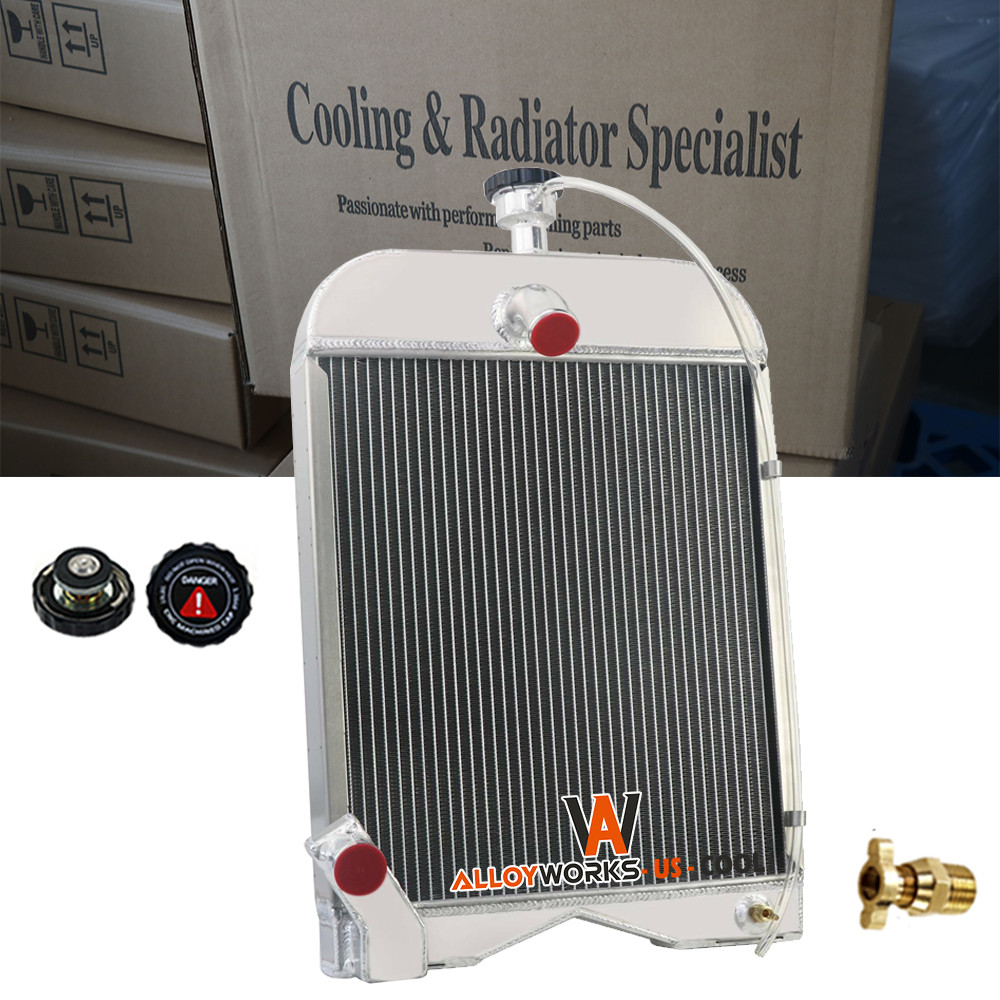 3 Row Aluminum Tractor Radiator For Ford 8N 9N 2N Models 8N8005 86551430 New