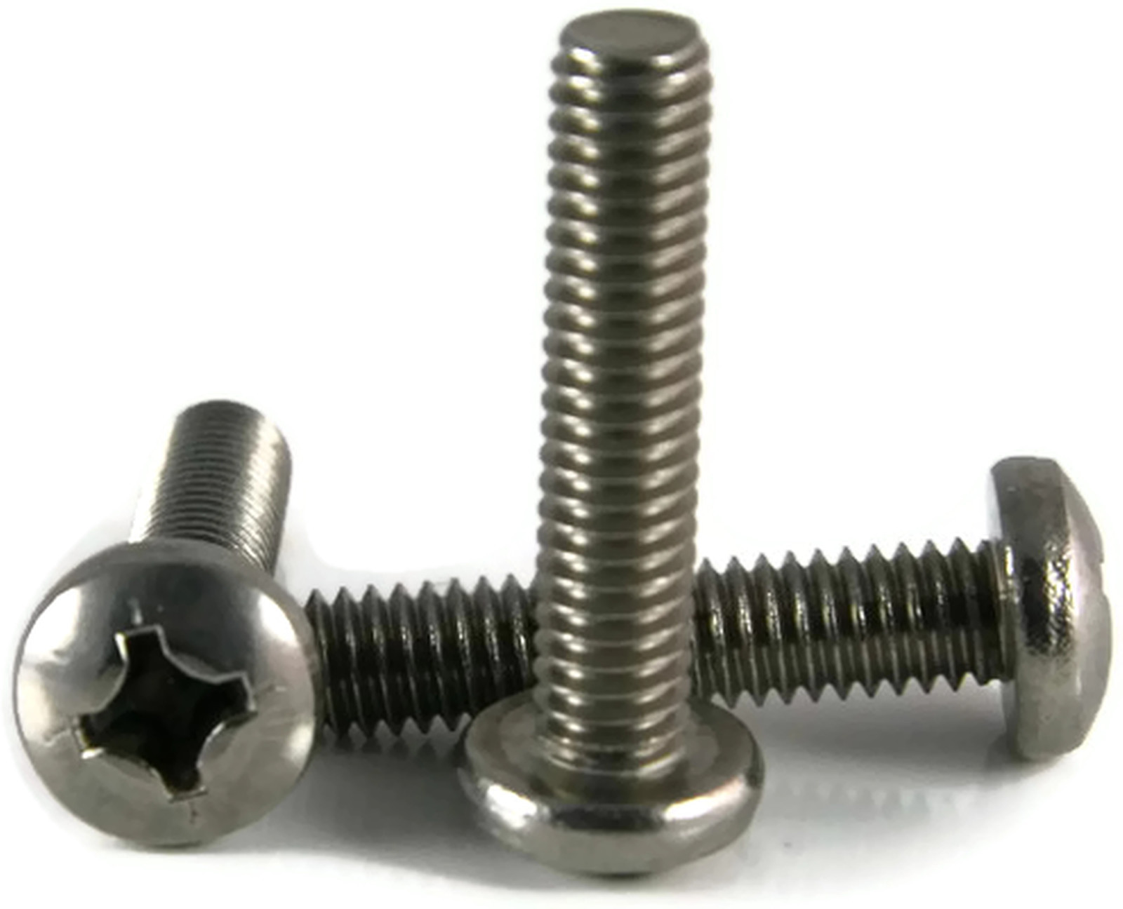 Stainless Steel Phillips Pan Head Machine Screw #4-40 x 1-1/4, Qty 250