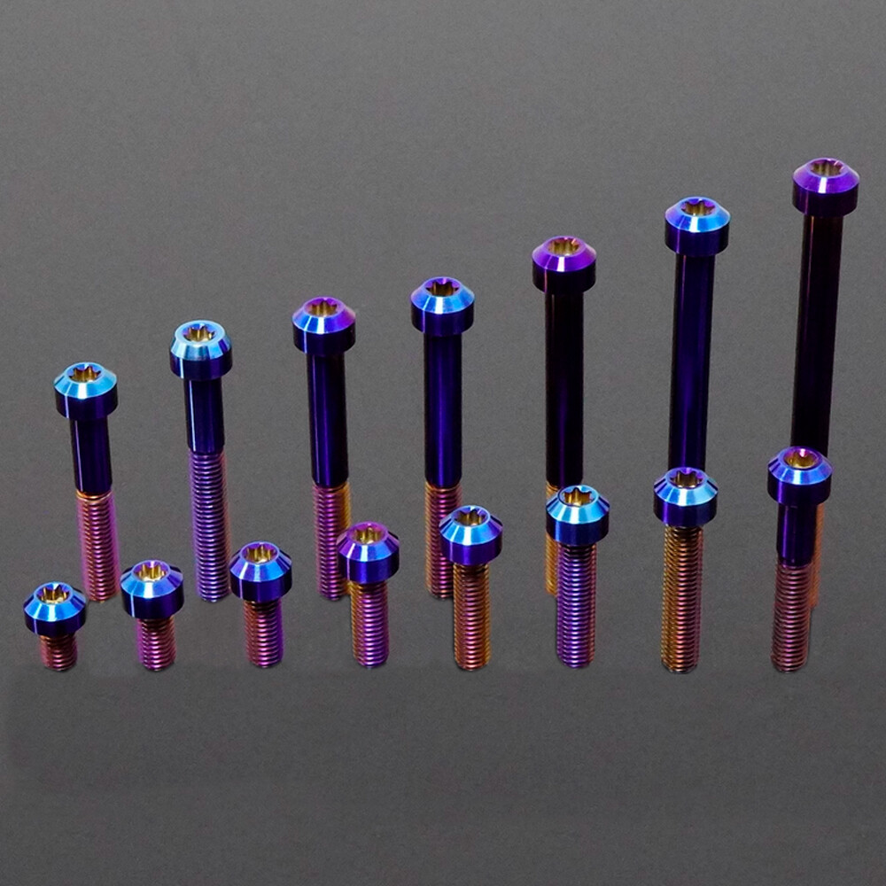 Titanium Socket Screws inner plum head Ti Bolts M8x10 12 16 20 25-100mm Grade 5