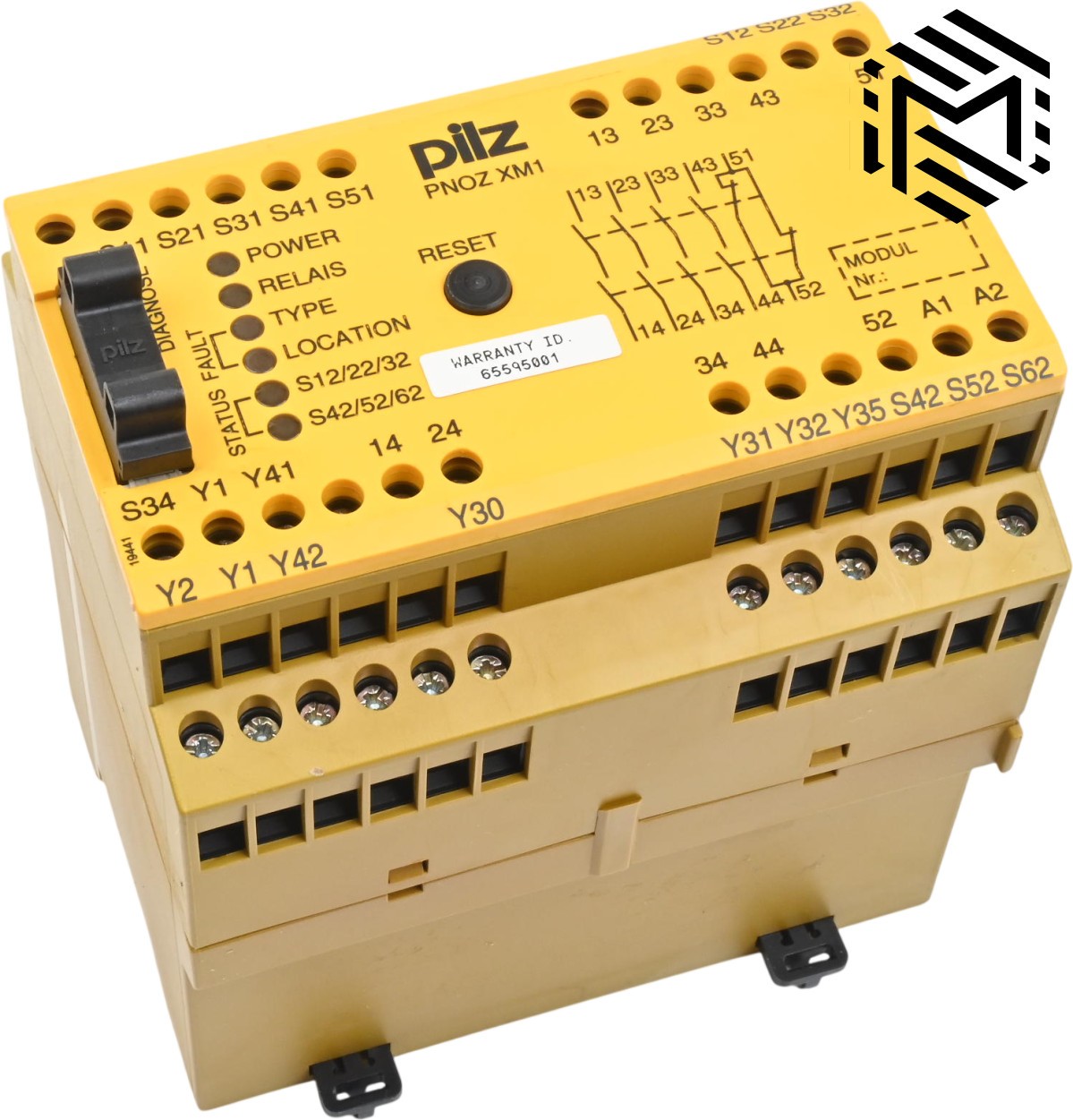 Pilz PNOZ XM1 Safety Controller Relay – 24VDC – 774600 – 4NO, 1NC, 2SO