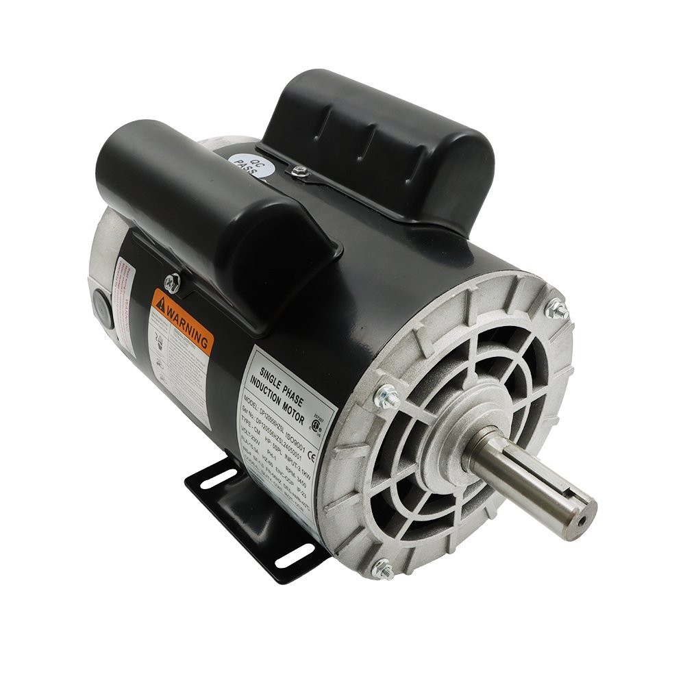 5 HP SPL 1 Phase 3450RPM Electric Air Compressor Duty Motor 56HZ 7/8″ Shaft