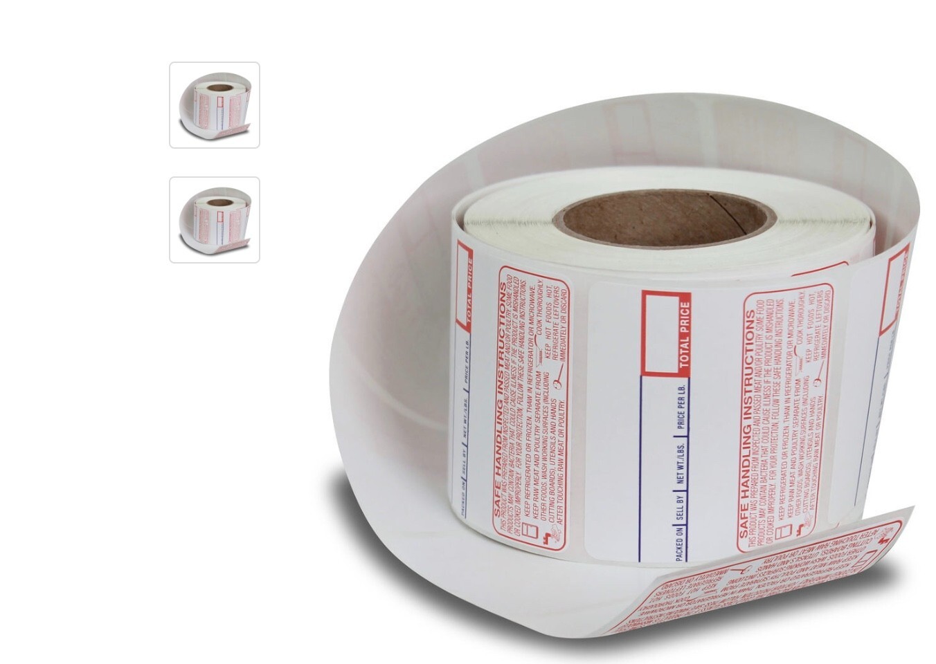 Detecto 6600-3003 500/roll DL Series Safe Handling Label