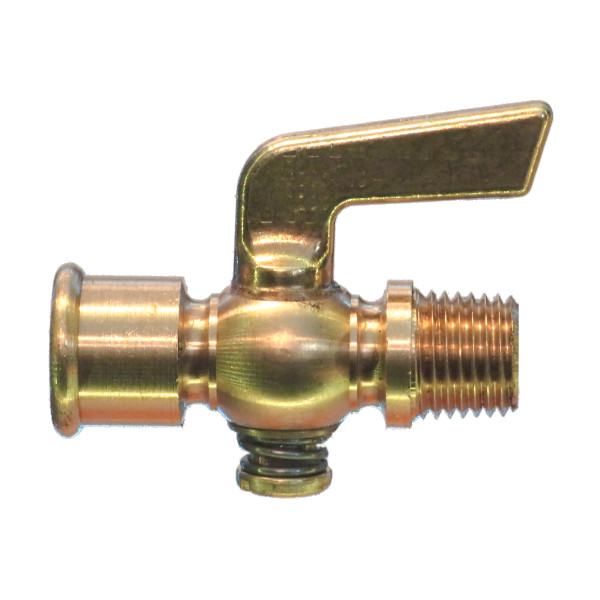 Brass Drain Pet Cock Valve Hit Miss Gas Oil Fuel Engines Motor 1/8 inch NPT AC46