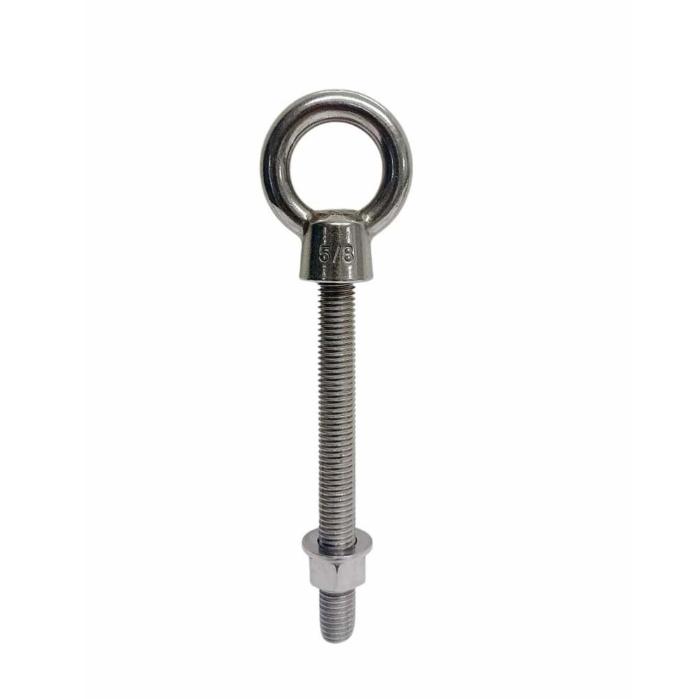 Marine Boat T316 Stainless Steel 5/8″ x 6″ Shoulder Eye Bolt 3,200 Lbs WLL