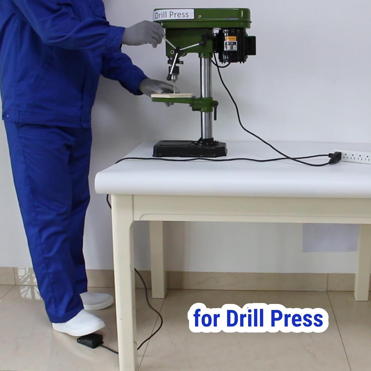 6.6Ft/2M Momentary Foot Switch Pedal Normally off Press and Hold to on Ul-Liste