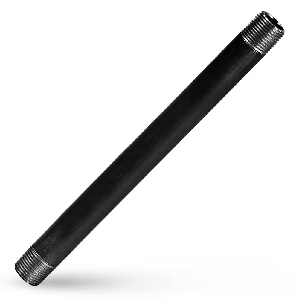 2 In. X 48 In. Black Steel Pipe