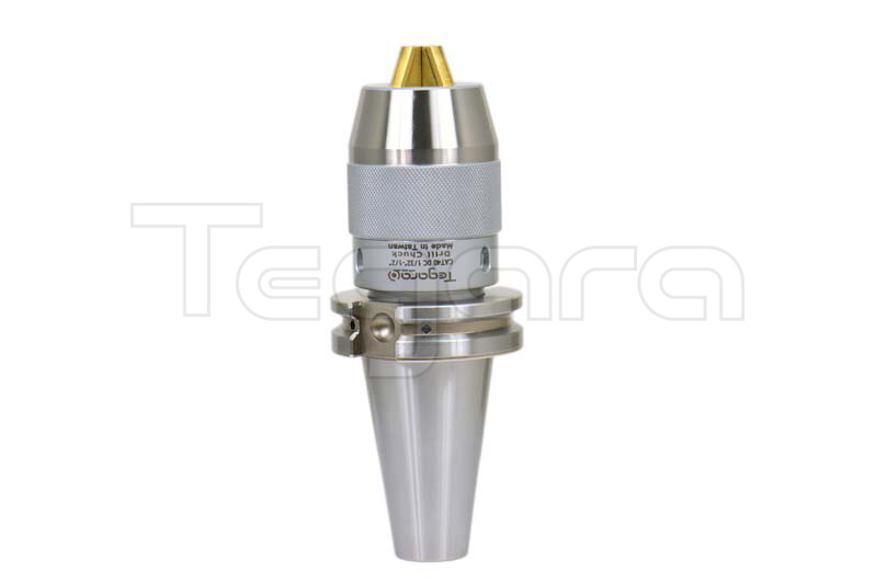TEGARA CAT40 1/2″ Dual Contact Keyless Drill Chuck with CAT40 Integral Shank P[