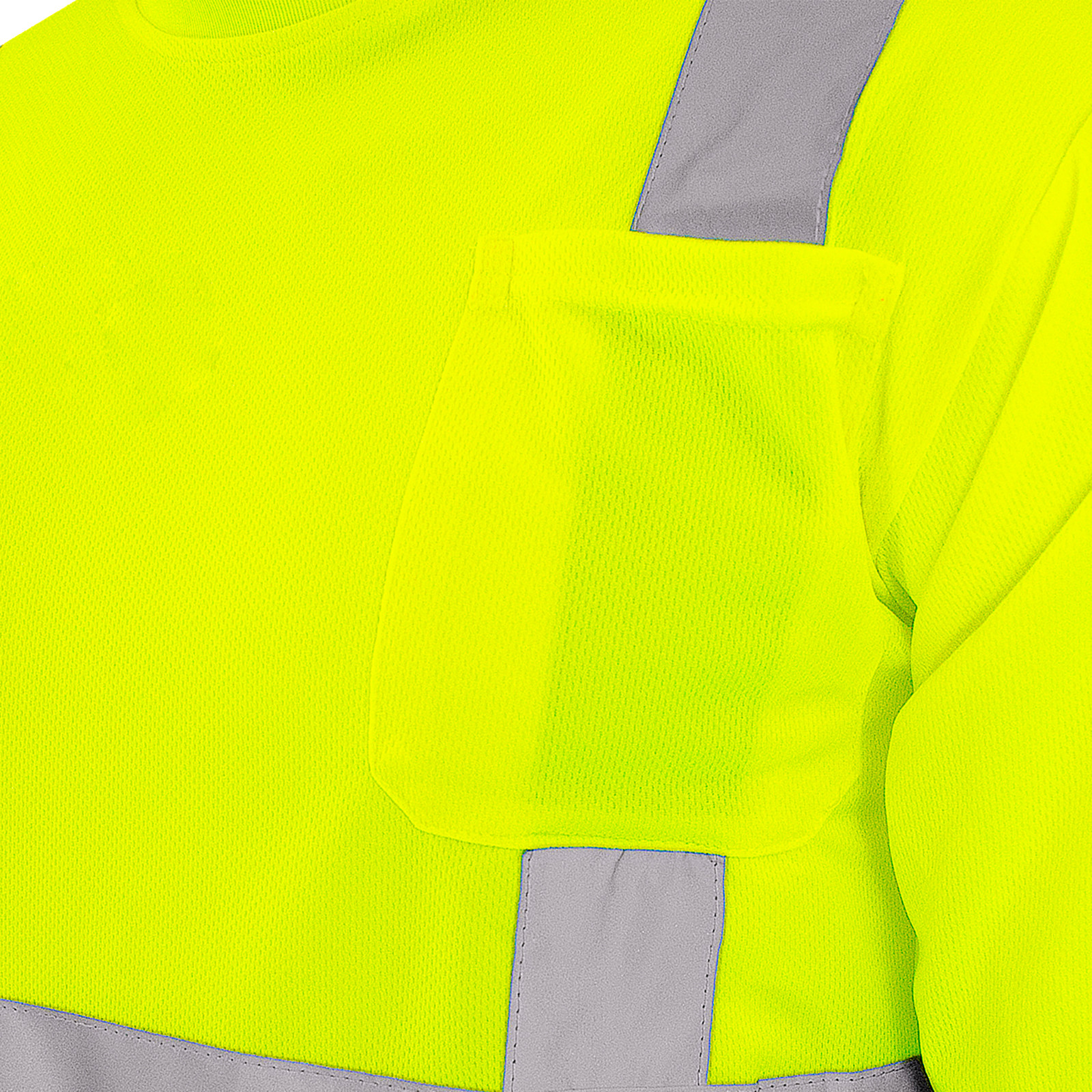 Hi Vis T Shirt ANSI Class II Reflective Safety Lime Short Sleeve HIGH VISIBILITY