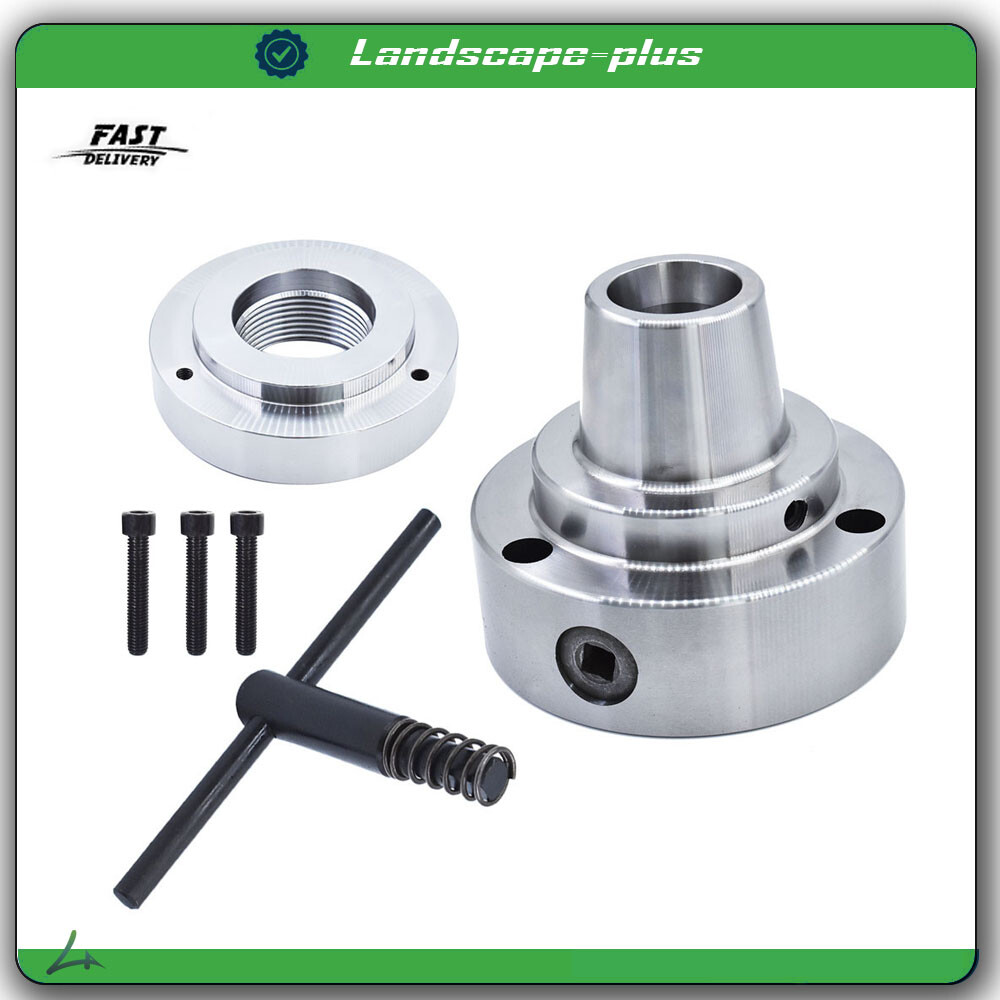 5″ 5C Collet Lathe Chuck Closer 2-1/4″ x 8 Threaded Hole Connection Plate