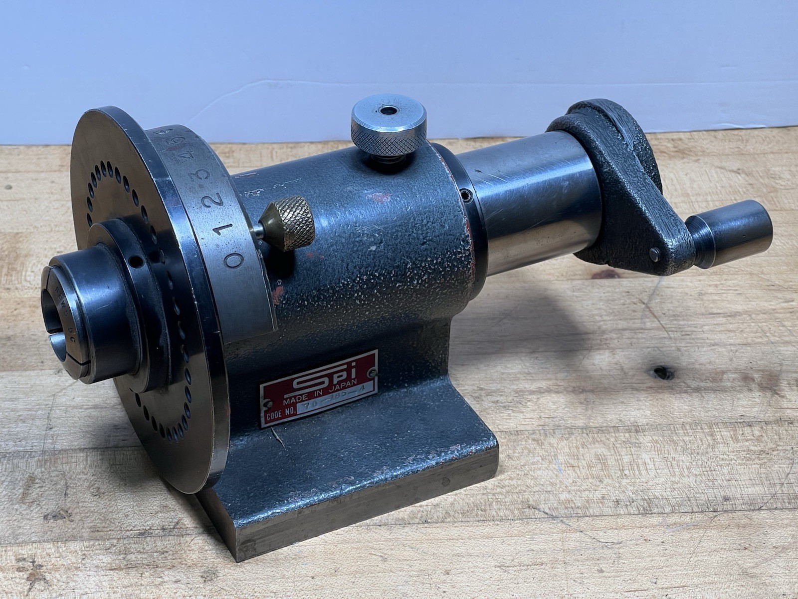 SPI (Yuasa) Horizontal 5C Indexing Collet Spin Jig Fixture 70-185-4 • Japan