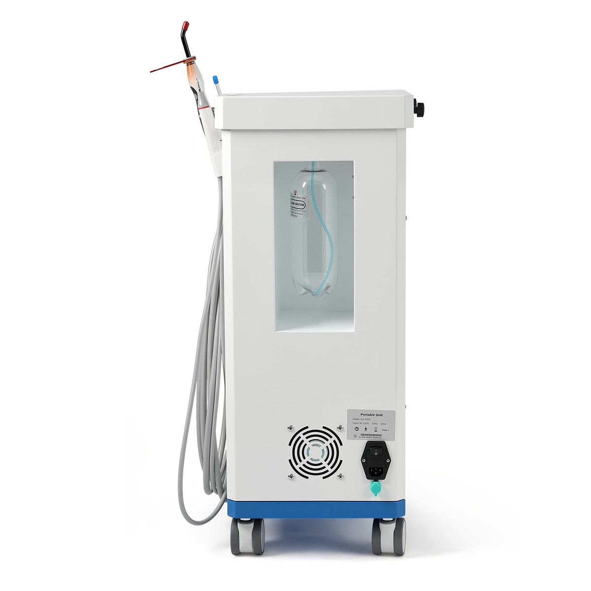 FDA Dental Mobile Delivery Cart Treatment Unit Air Compressor Suction GU-P209