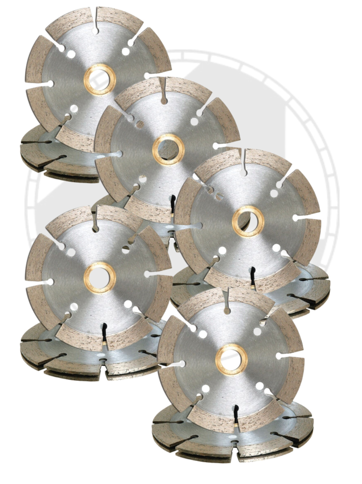 5″ Pro Grade Tuckpointing Sandwich style diamond blades (10 Pack)