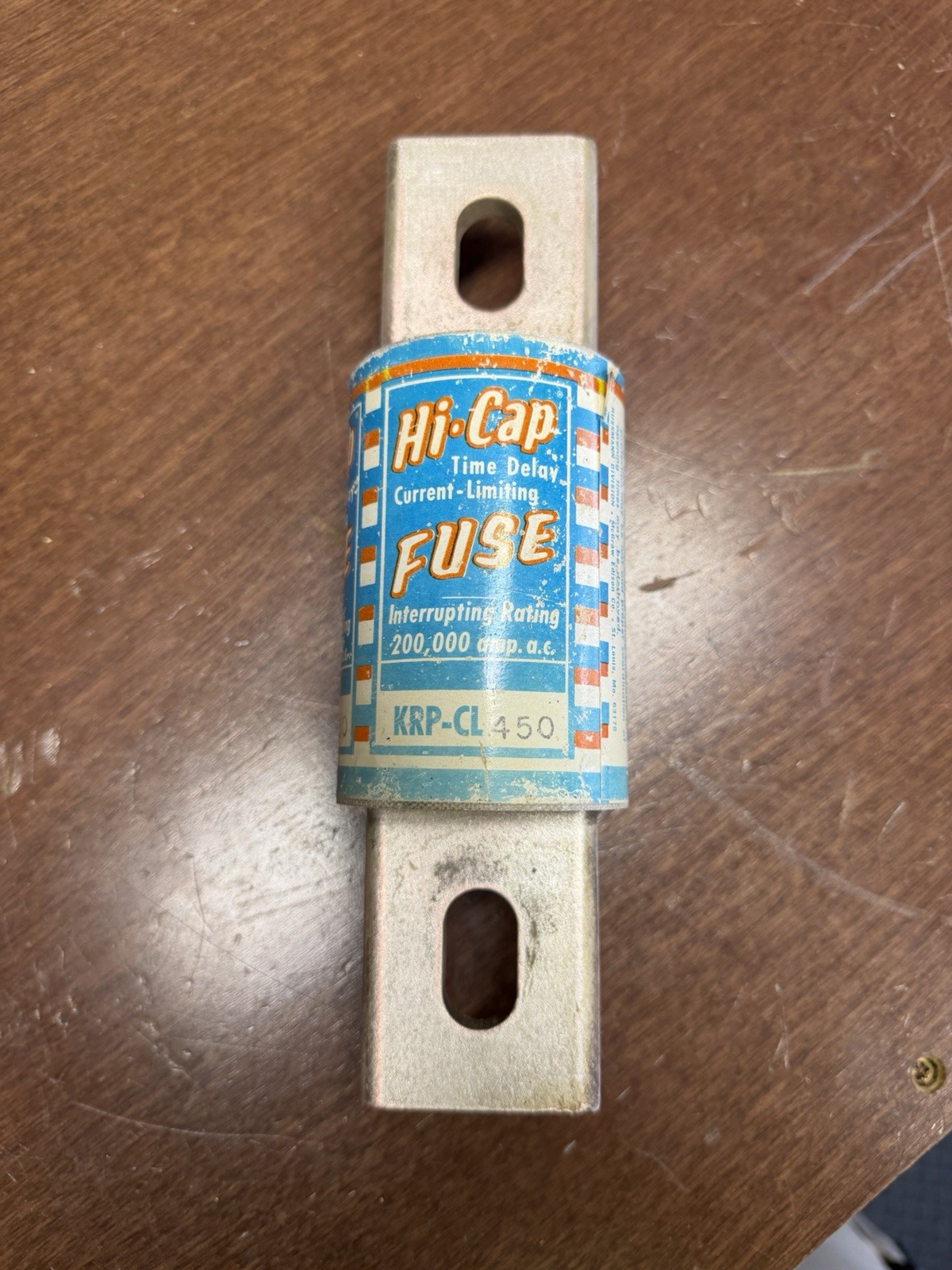 Bussmann Hi-Cap KRP-CL-450 450A Time-Delay Current-Limiting HRC Fuse