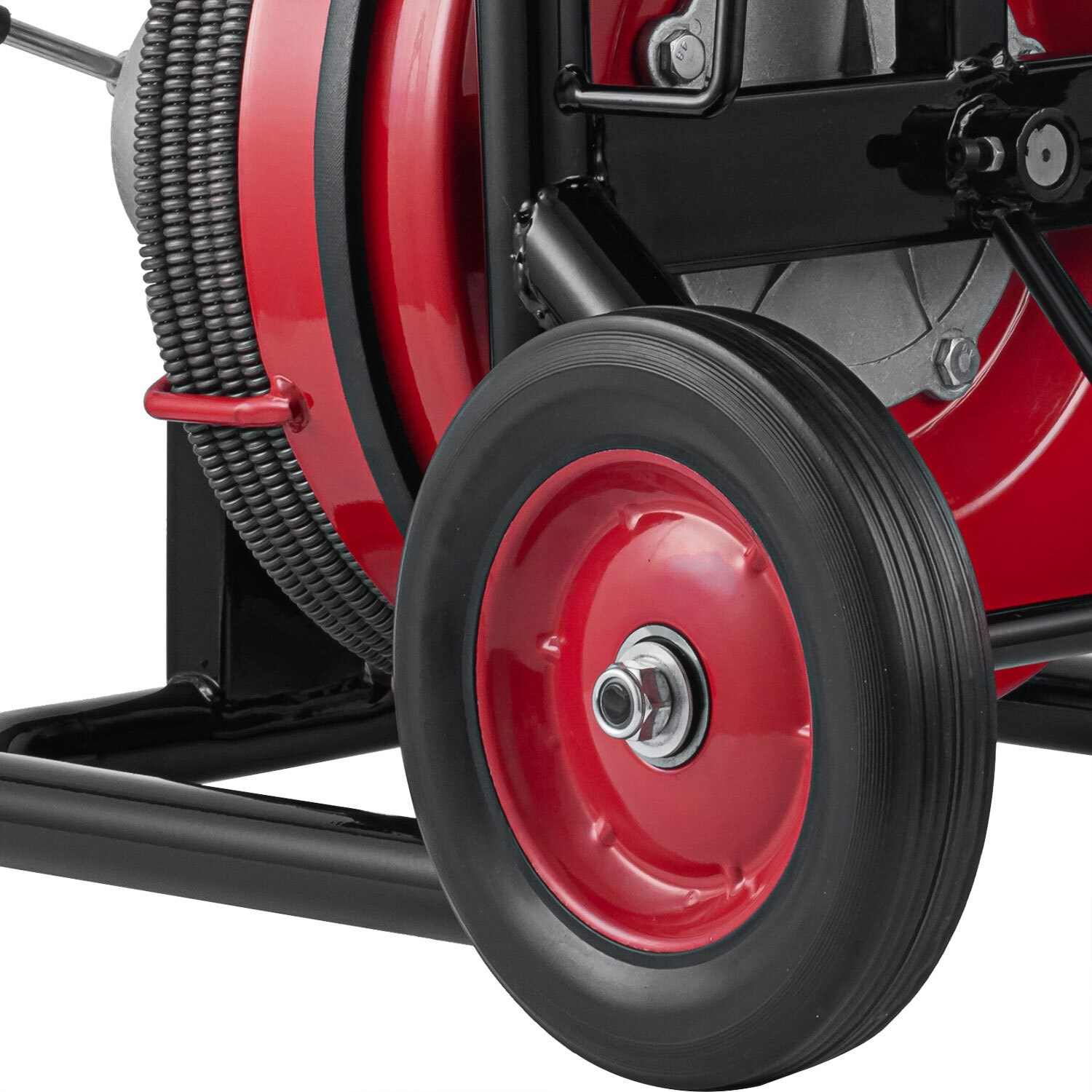 Auto Feed Drain Auger Cleaner Electric 100′ x 1/2″ Sewer Snake Cleaning Machine