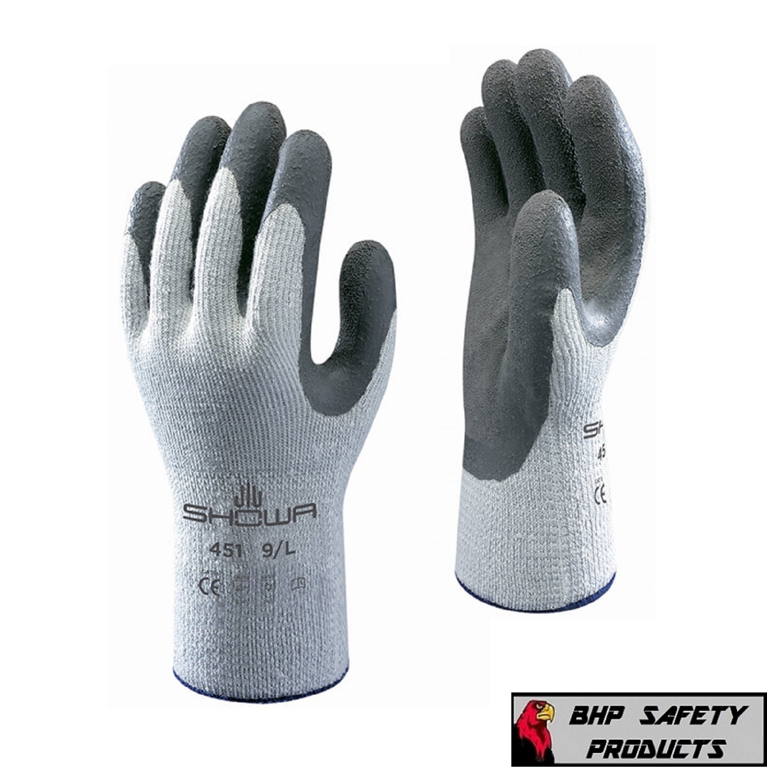 SHOWA ATLAS 451 THERMA FIT INSULATED WINTER WORK GLOVES, RUBBER COATING (1 PAIR)
