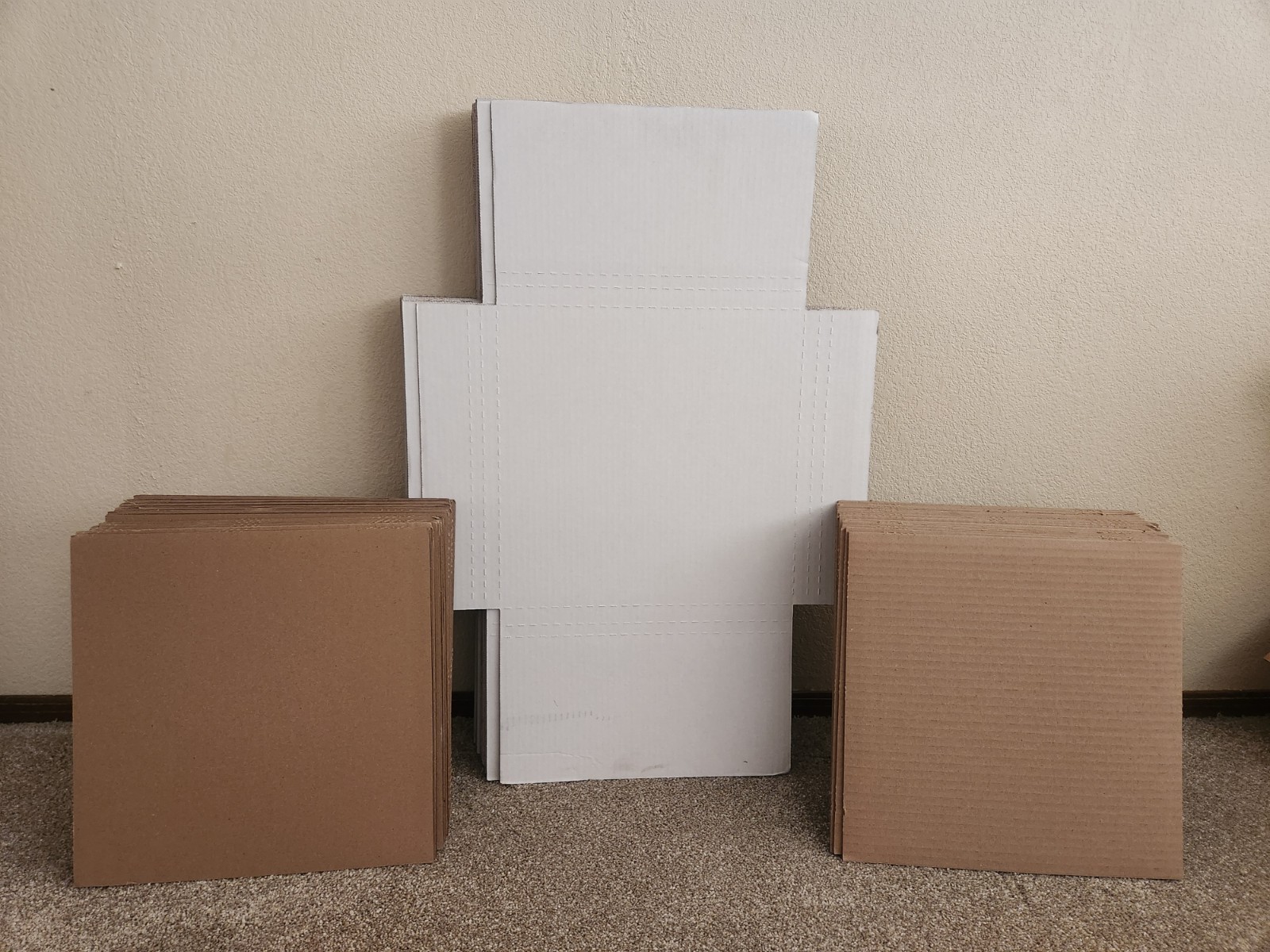 23 LP Record Album Mailers Book Box Variable Depth & 44 Mailer Insert Pads
