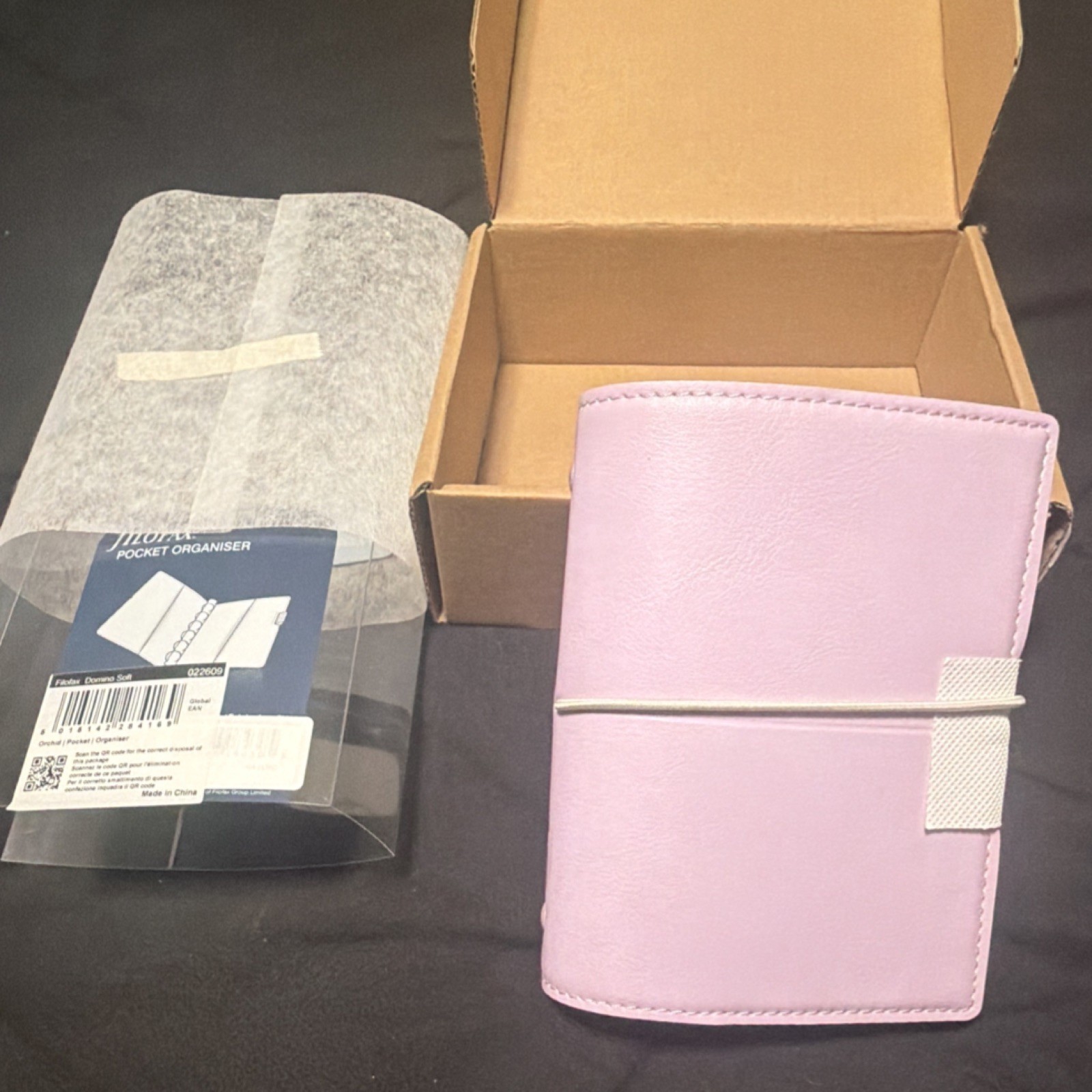 Filofax Domino Soft Organiser Pocket Ring-Bound Lavender Planner