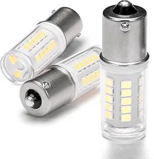 12 Volt LED RV Interior Light Bulbs 114 Color: 6000K Daylight WhiteSize: BA15S