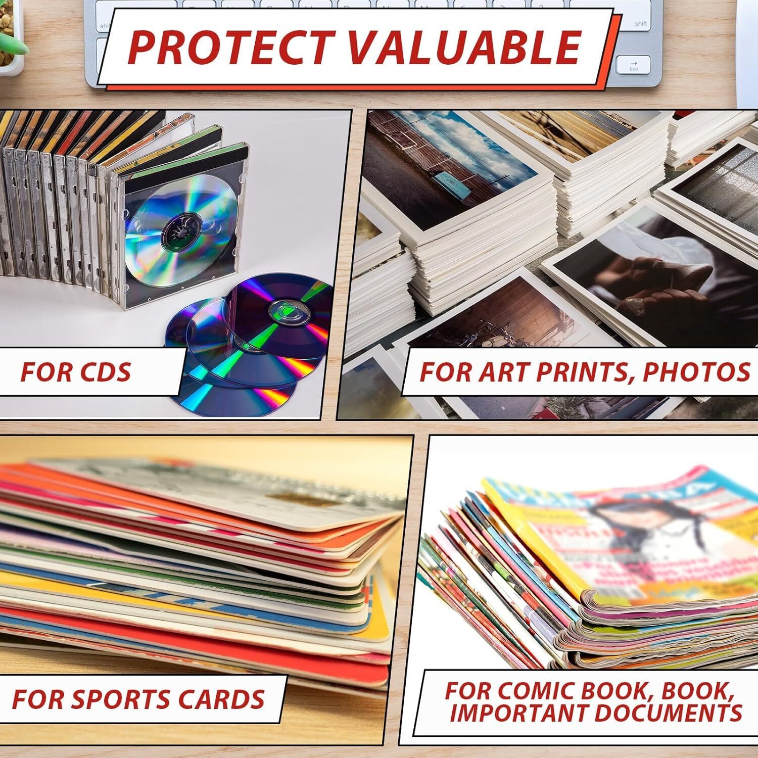 6×8 7×9 9×11.5 9.75×12.25 Self Seal Photo Document Rigid Mailers Flat Envelopes