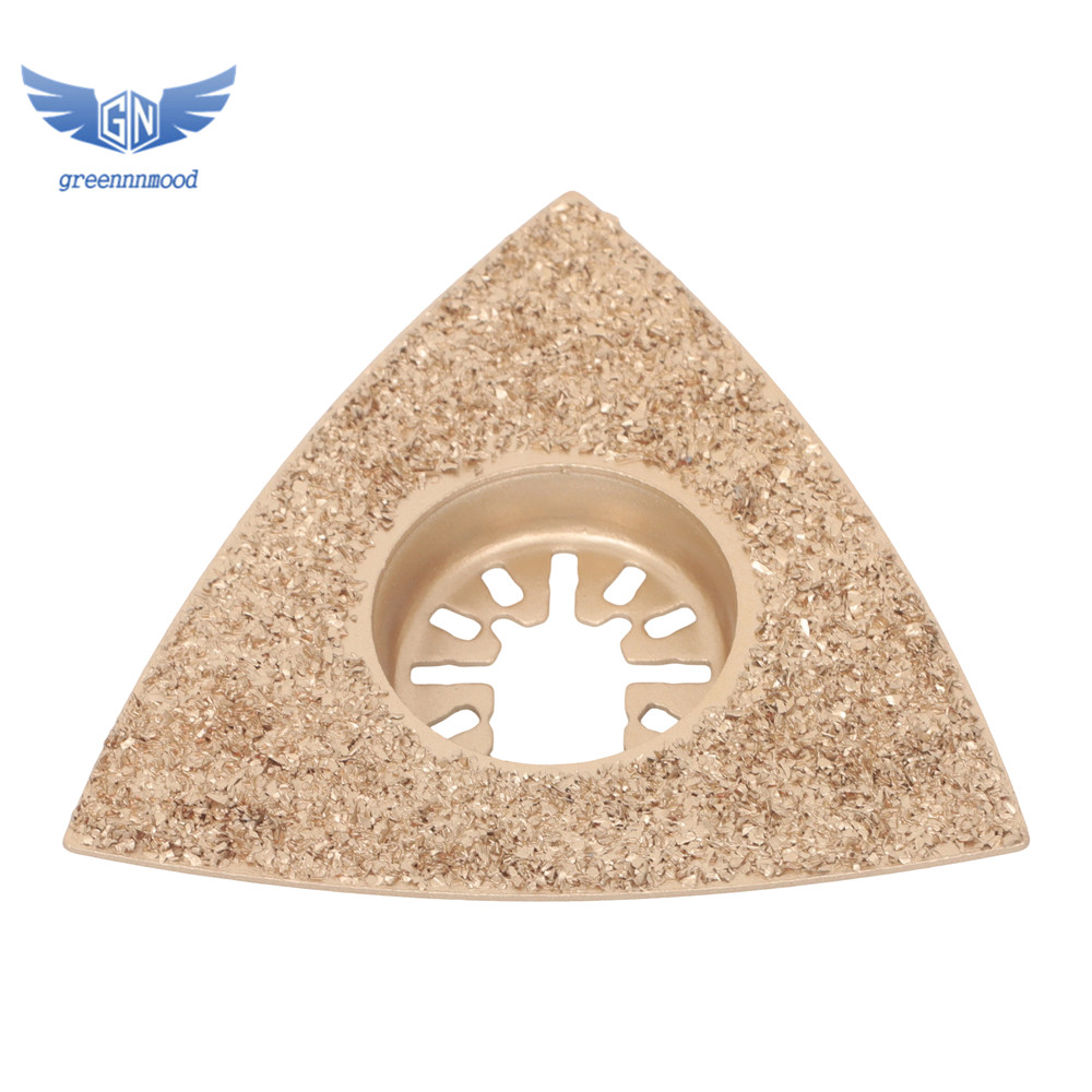 5Pack Oscillating Tool Blades Universal Triangular Carbide Grit Rasp Blades