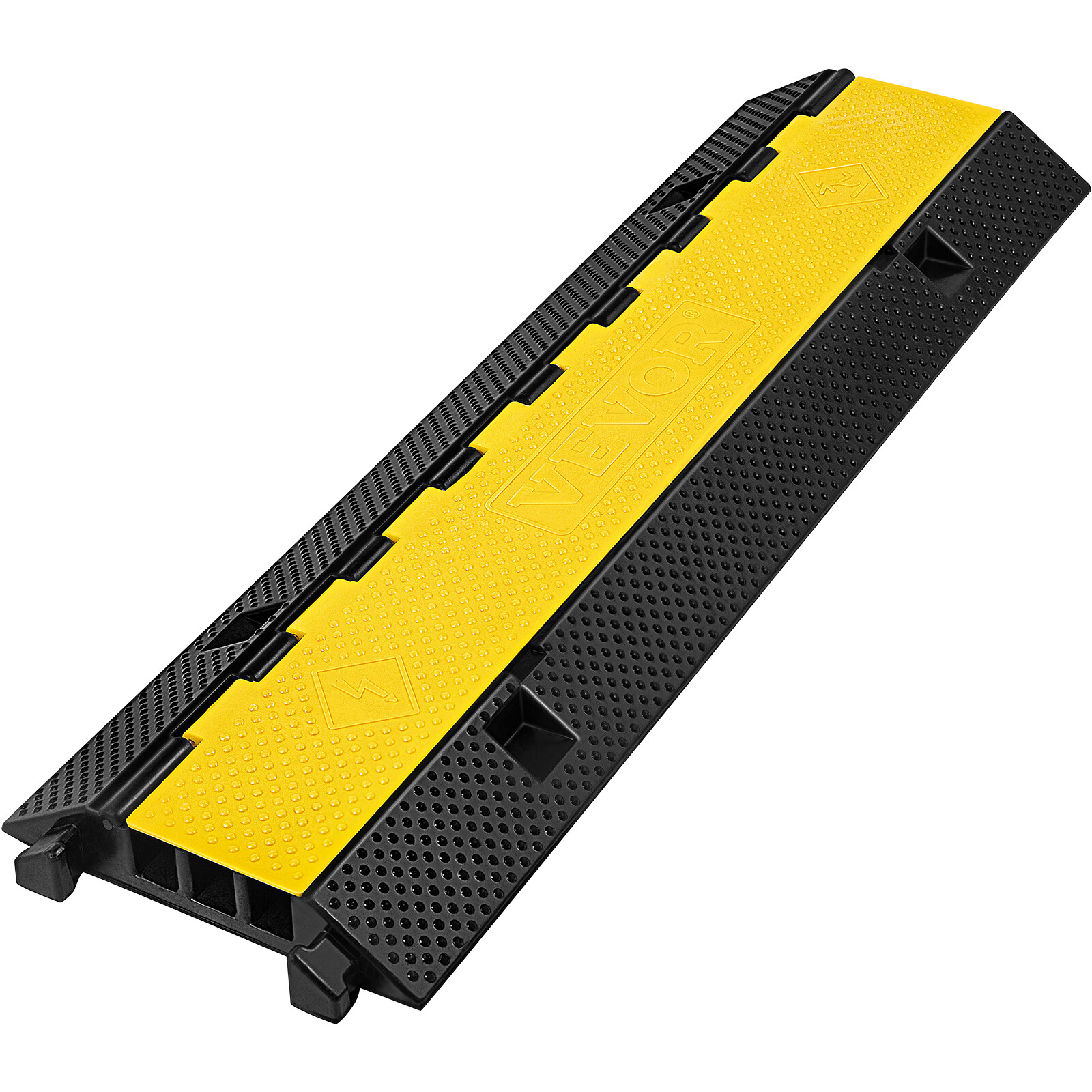 3Channel Rubber Cable Protector Ramp Electrical Wire Cover Guard Cord Warehouse