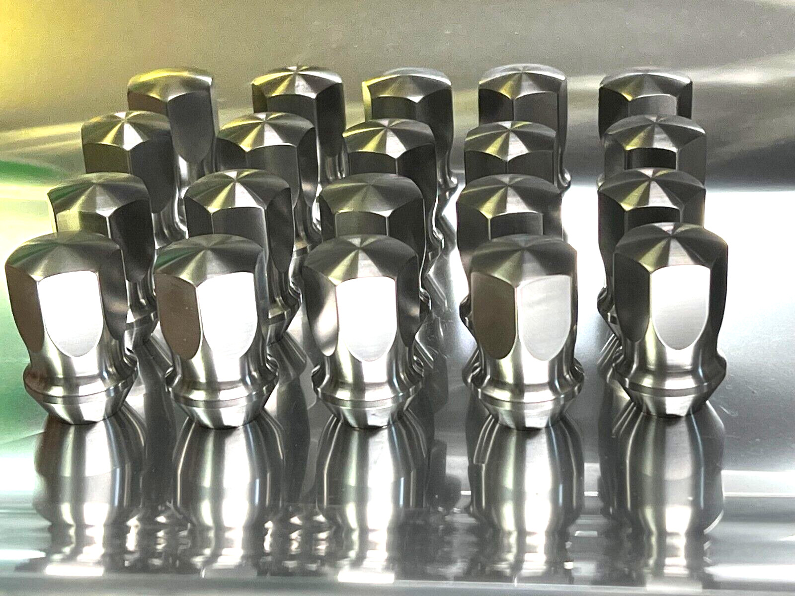 Titanium Lug Wheel Nut 12×1.5 60deg HEX19 20pcs set