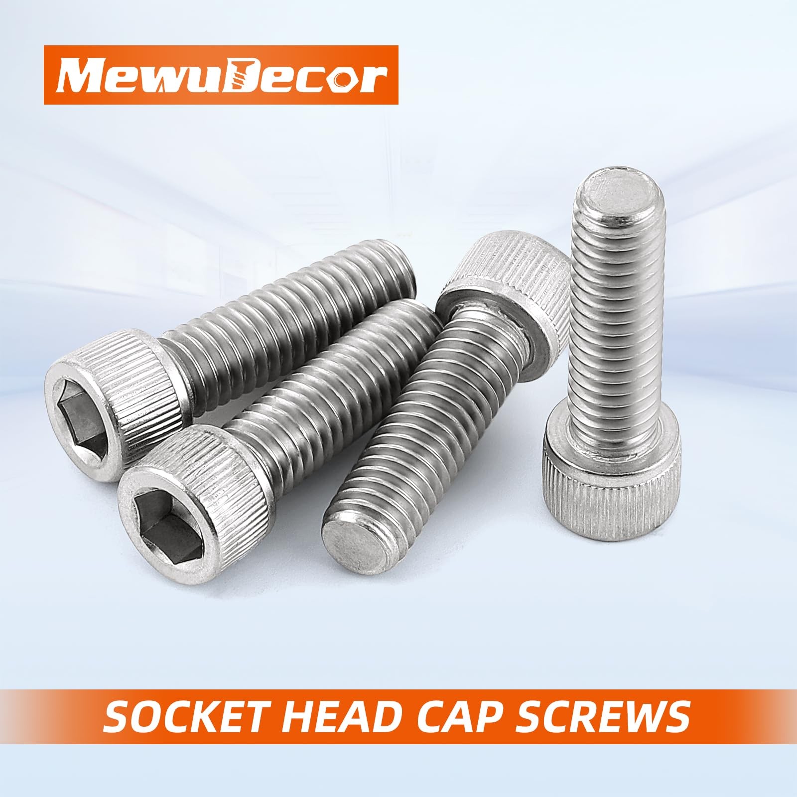 M8-1.25 x 40mm Socket Head Cap Screws Bolts, Allen Socket Drive, Stainless St…