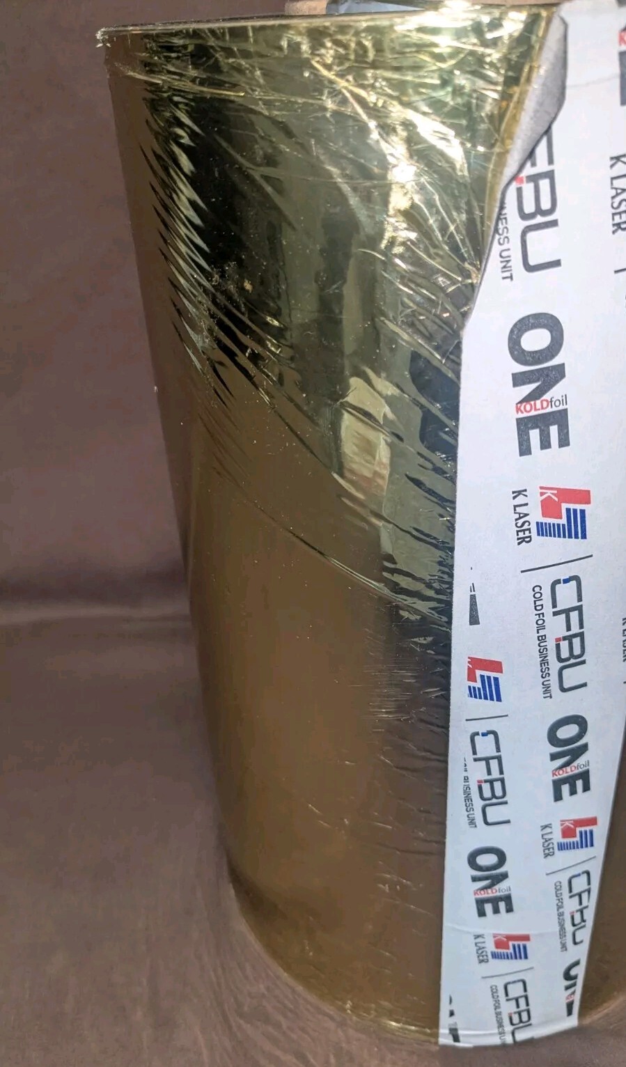 Cold Foil Goldfoil Roll, 12″ Gold K Laser Printing Foil
