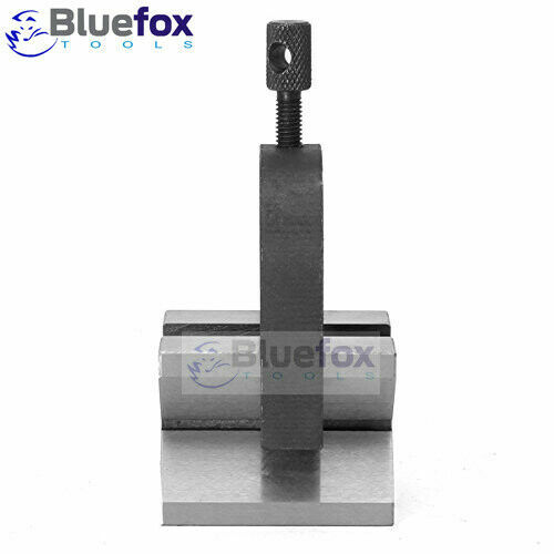 V Blocks And Clamps Set 1-5/8 Inch x 1-1/4 Inch x 1-1/4 Inch With Wooden Case