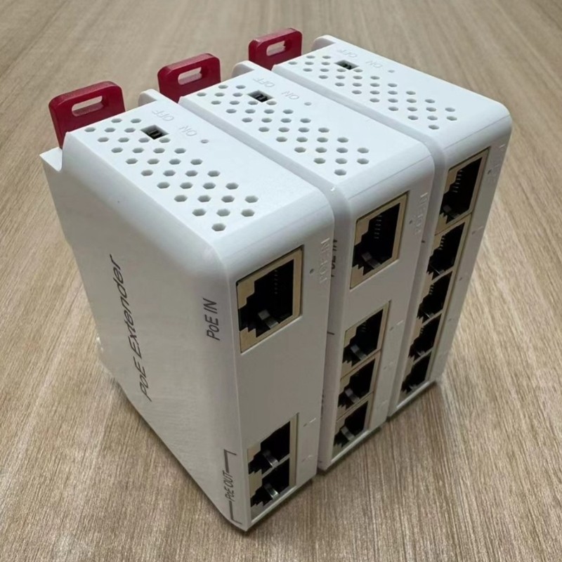 Efficient POE Extender Splitter With Heat Dissipation For Continuous Operation