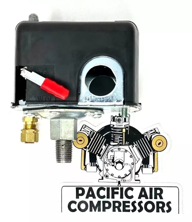 110512-020 / QTS-3 / QTS-5 PRESSURE SWITCH W/ ON-OFF LEVER COMPRESSOR PARTS