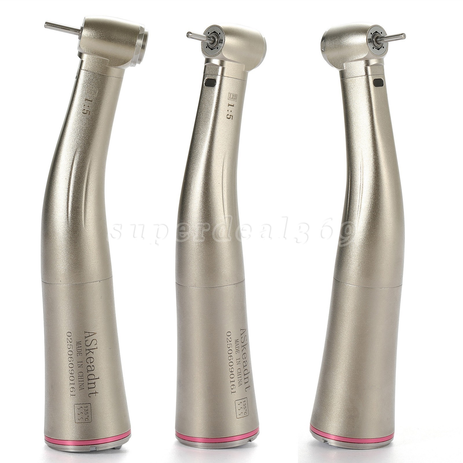 Dental 1:5 LED Contra Angle Increasing Handpiece For NSK Electric Motor DT