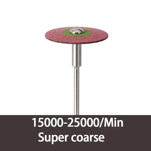 5 Types Dental Rubber Diamond Polisher Wheel Disc HP For Porcelain/Zirconia 26MM