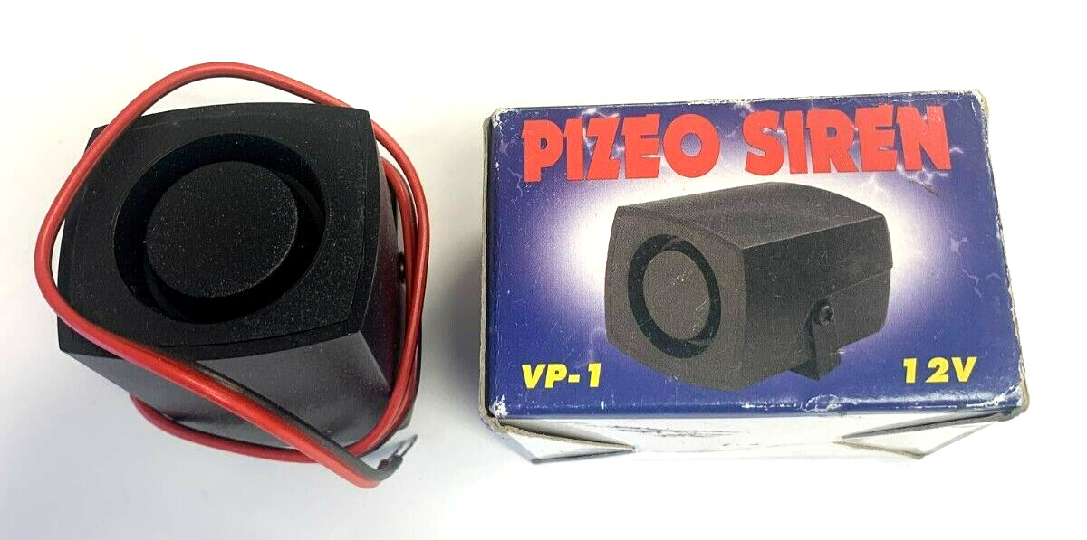 CAr security alarm 105dB Piezo 1-Tone Buzzer Alarm Siren 6-16VDC NEW