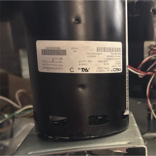 Fasco 7062-6188 Inducer Fan Motor Assembly Black Silver 1 Phase 115V Steel