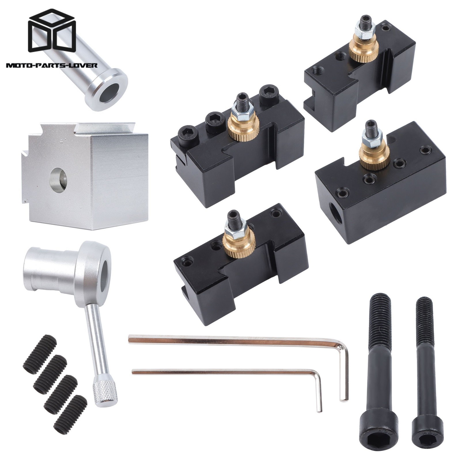 Mini Lathe Quick Change Tooling Set Fits 7×10 to 7×14 Machines