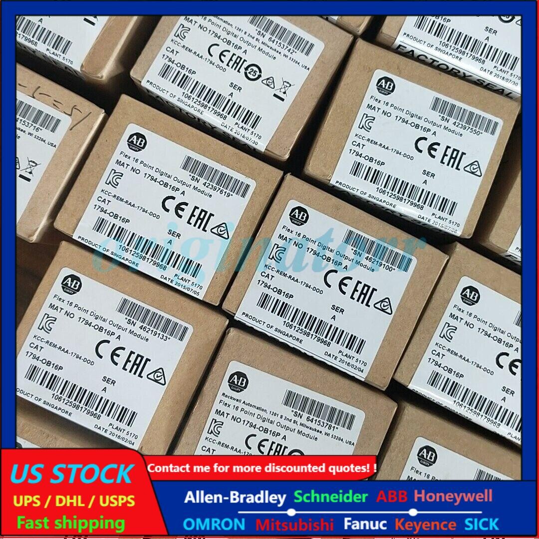 New AB 1794-OB16P SER A Flex 16Pt Digital Output Module 1794OB16P