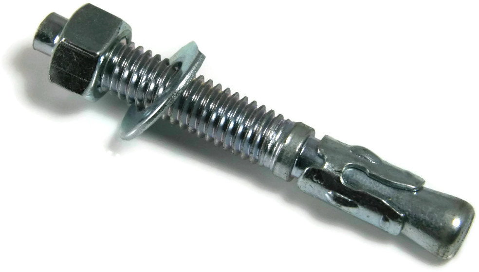 Concrete Wedge Anchors Zinc Plated Masonry Anchors – 1/2″-13 x 3-3/4″ – Qty-250