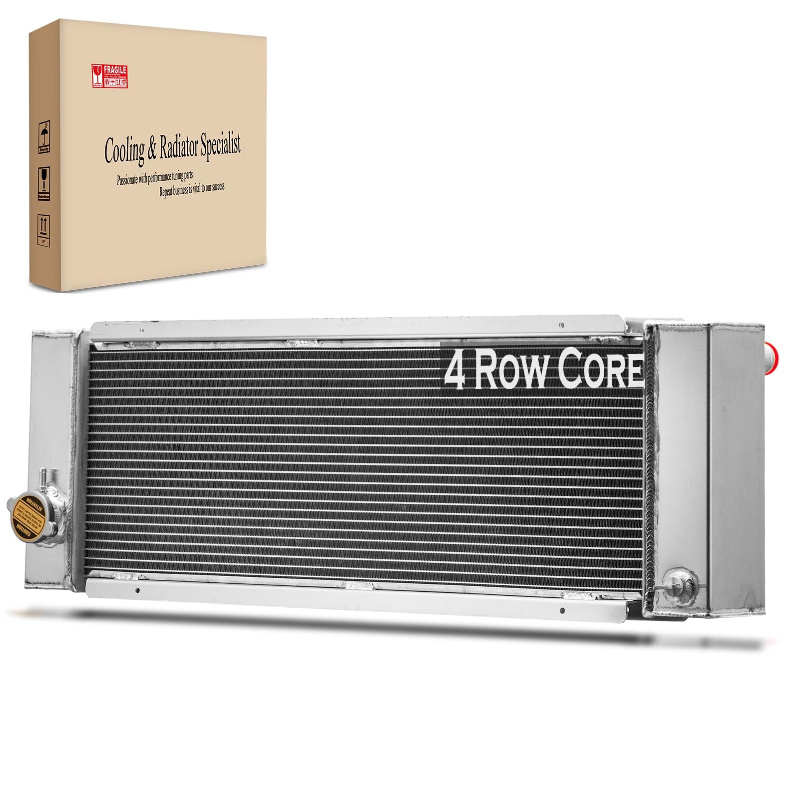 Radiator for Skid Steer Loaders 645 743 743B 743DS 4 Row Aluminum 6648820