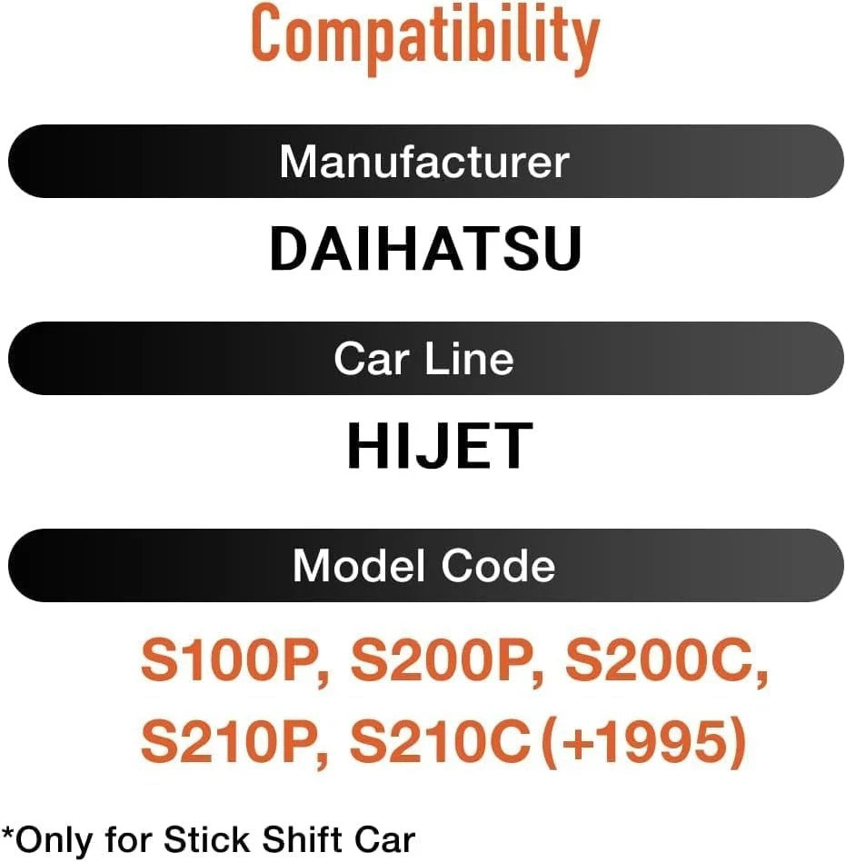 Replacement Daihatsu Hijet Folding Left & Right – S100P, S200P, S200C, S210P, S
