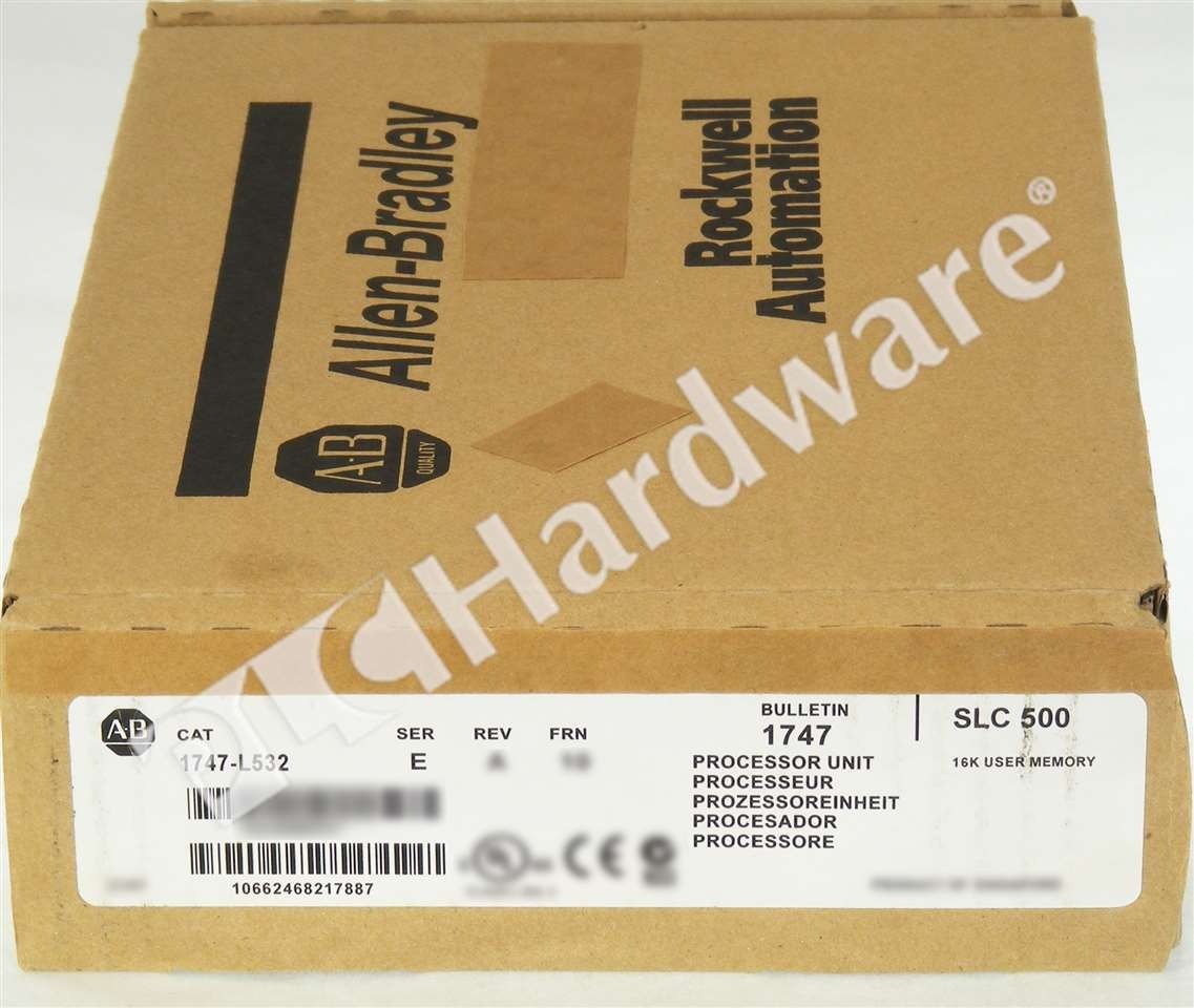 Open Pre-owned Allen Bradley 1747-L532 /E SLC 500 5/03 DH-485/RS-232 Controller