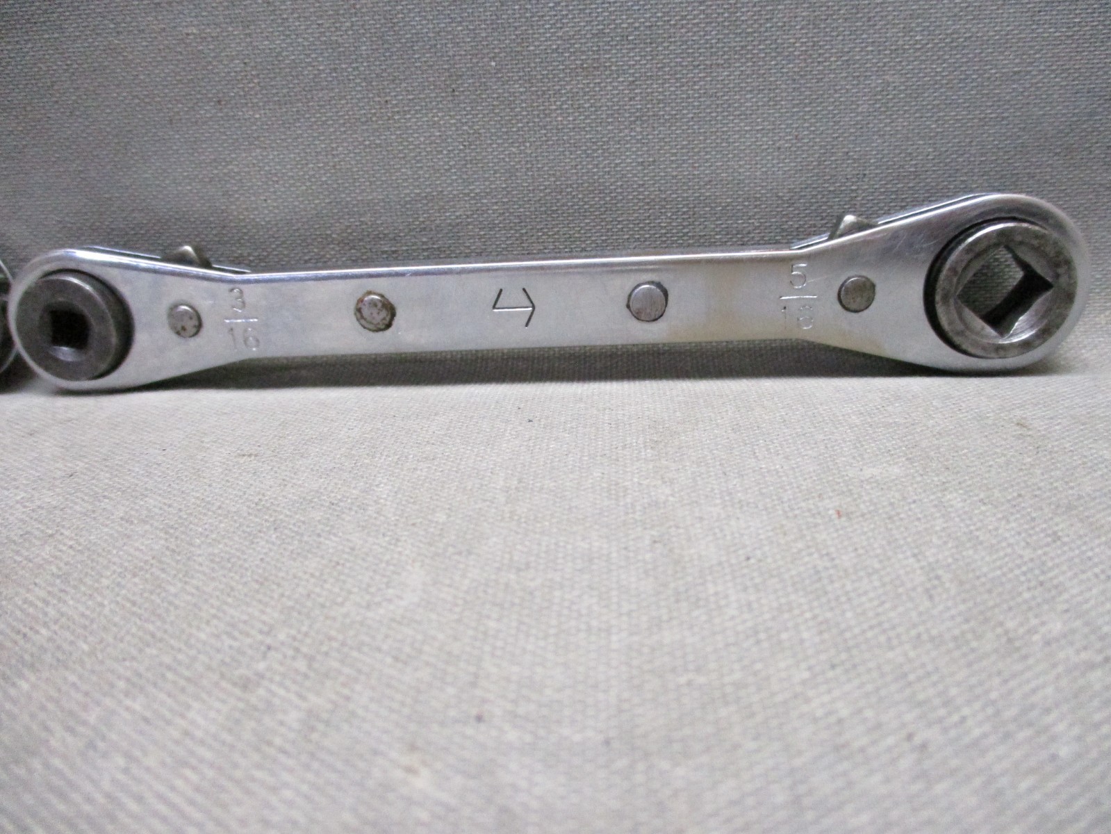 Lot of 2 Robinair 10559 R404 Ratcheting Wrench Combination Refrigeration