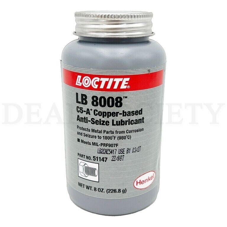 Loctite General Purpose Anti-Seize Lubricant: Copper, Graphite, LB 8008 – 8 oz