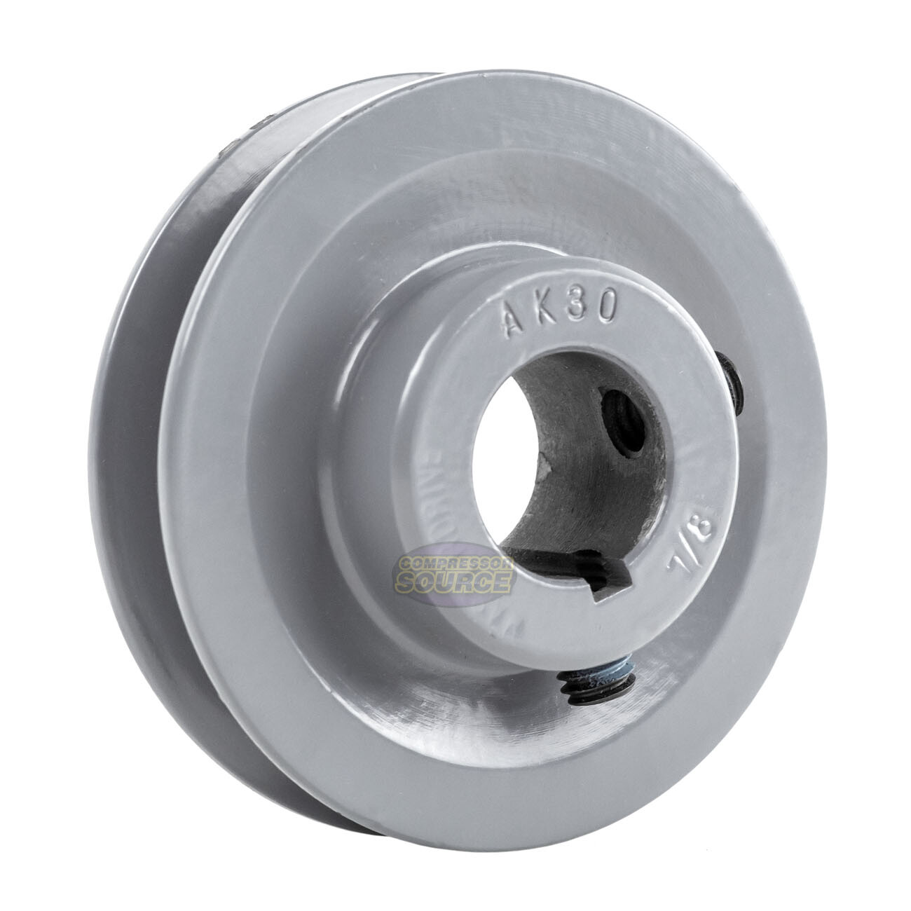 Cast Iron 3 ” Single Groove V Style Section A Belt 4L for 7/8 ” Shaft Pulley