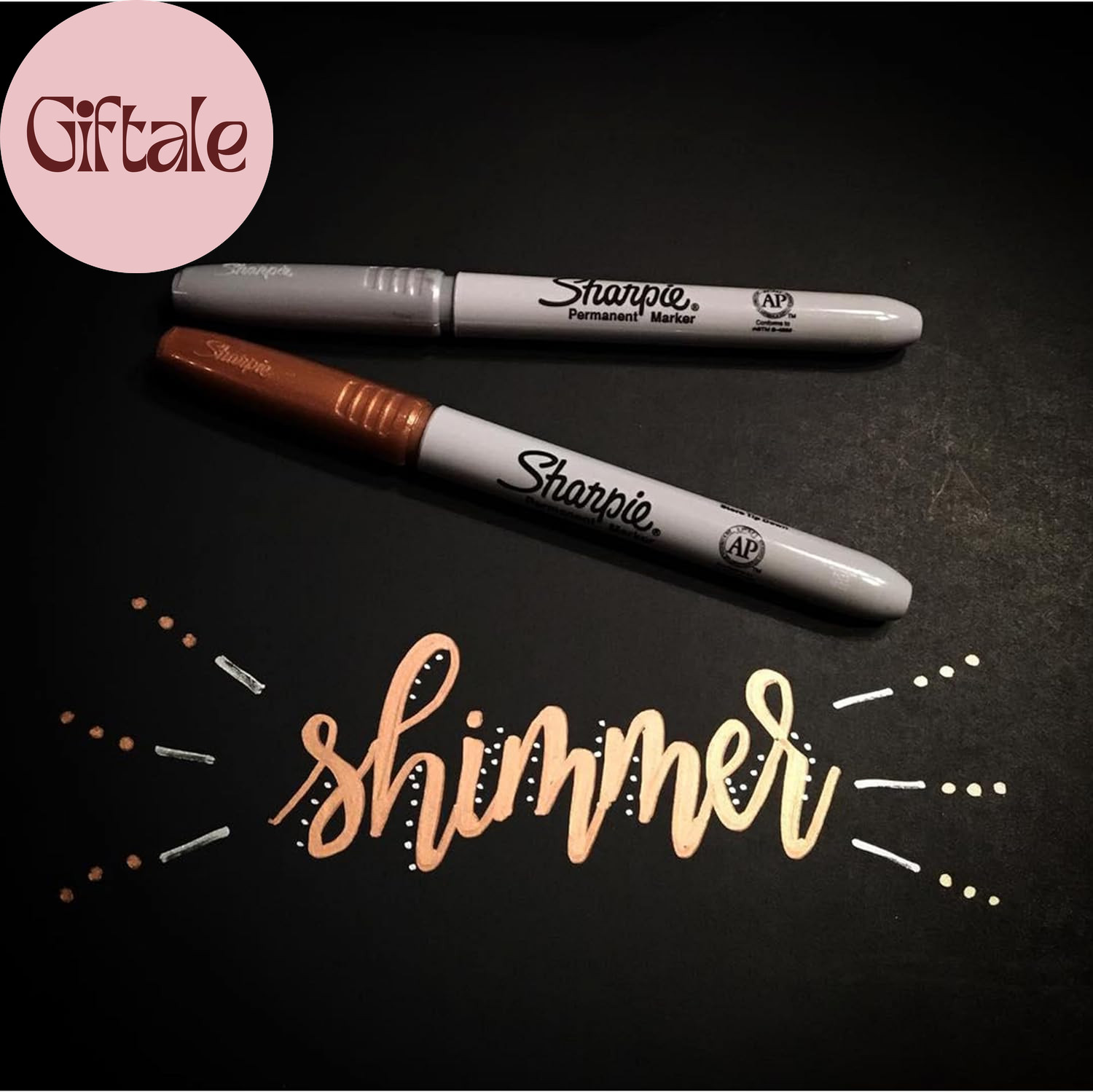 Sharpie Metallic Permanent Markers | Fine Point for Bold Details | Gold | 1 Mark